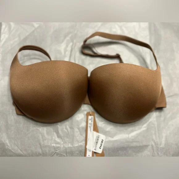 SKIMS Ultimate Balconette Push-Up Bra in SIENNA Brown Sz. 38C NEW -$64 - Picture 6 of 7